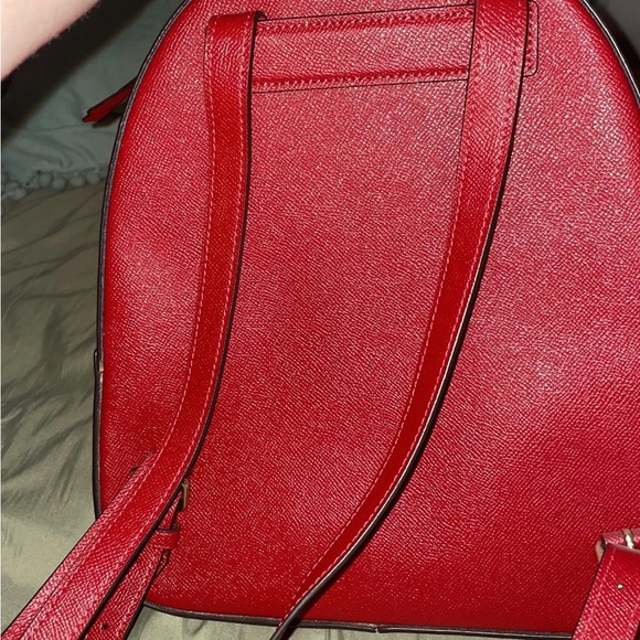 COACH mini red backpack